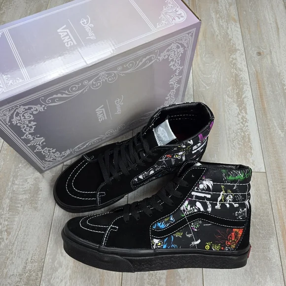VANS Sk8-Hi Disney 100 Villains Multi 26.5cm ブラック バンズ 